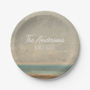 Calm Sea 1866 Gustave Courbet National Gallery Paper Plates