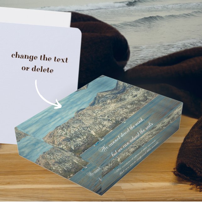 Calm Sea and Beautiful Mountains Paperweight (Creator Uploaded)