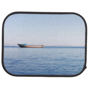 Calm sea boat car floor mat