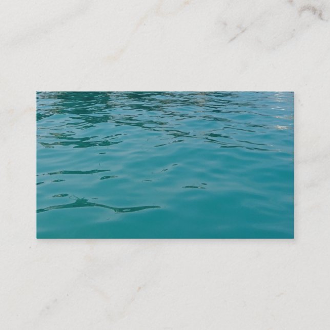 Calm Sea Business Cards (Front)