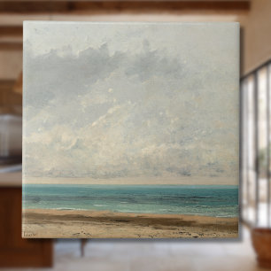 Calm Sea – Gustave Courbet Ceramic Tile