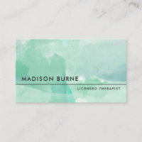 Seafoam Watercolor, Premium Business Card hotsell for Artists, Beauty & Spa, Cosmetology, Crafts, Skin Care Businesses