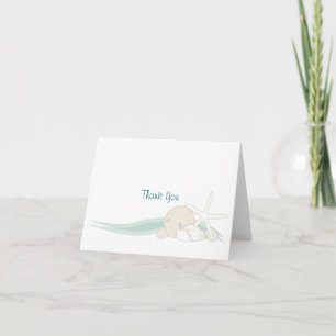 Calm Seashells Thank You Card