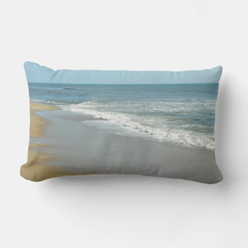 Calm Seashore Lumbar Pillow
