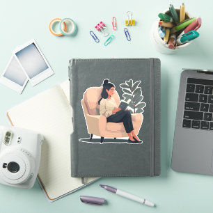 Calm Self Care Back to School Teacher Sticker