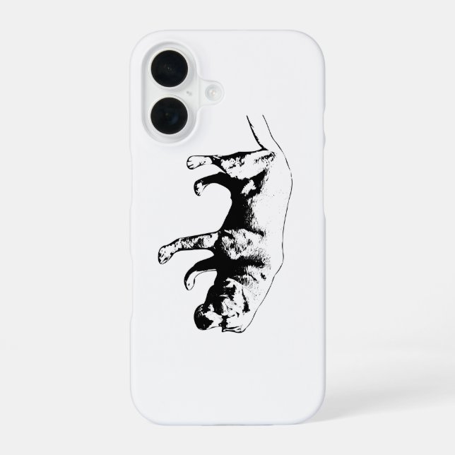 Calm Sentinel, Head Forward Iphone Case (Back)