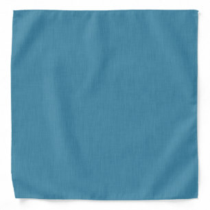 Calm & simple Blue linen textured background  Bandana