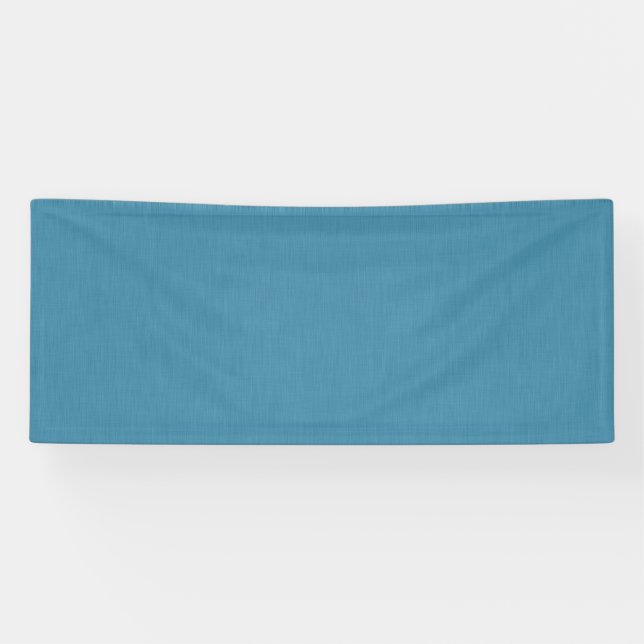 Calm & simple Blue linen textured background  Banner (Horizontal)