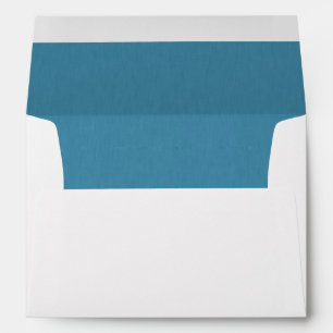 Calm & simple Blue linen textured background Envelope
