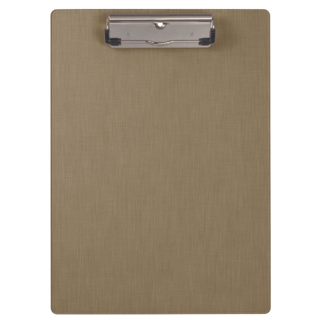 Calm & simple Brown textured background  Clipboard (Front)