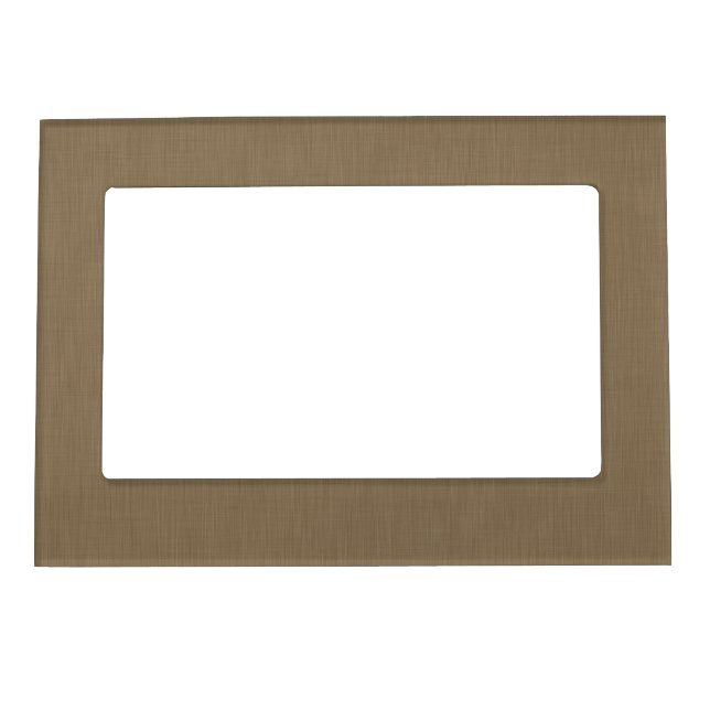 Calm & simple Brown textured background  Magnetic Frame (Front)