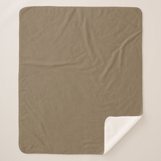 Calm & simple Brown textured background  Sherpa Blanket (Front)