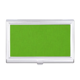 Calm & simple lime green textured background business card case