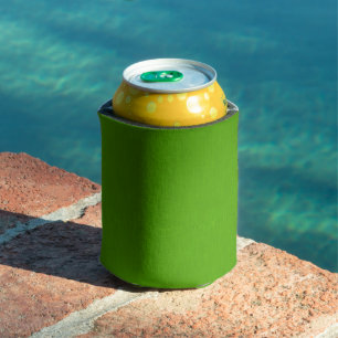 Calm & simple lime green textured background can cooler