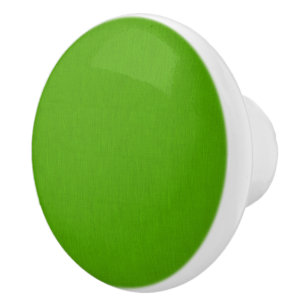 Calm & simple lime green textured background  ceramic knob