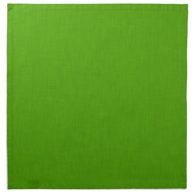 Calm & simple lime green textured background  cloth napkin (Front)