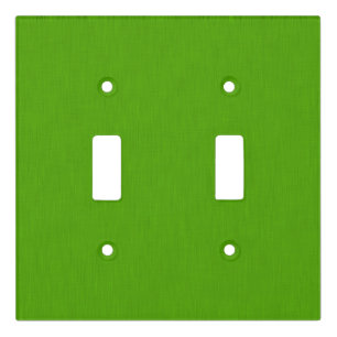 Calm & simple lime green textured background light switch cover