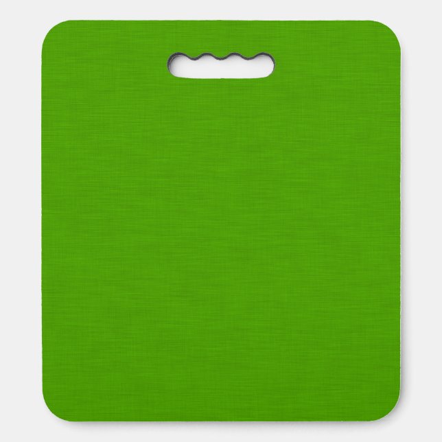 Calm & simple lime green textured background  seat cushion (Front Vertical)