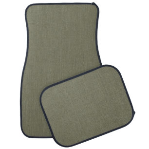 Calm & simple olive green textured background  car floor mat