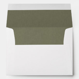 Calm & simple olive green textured background  envelope