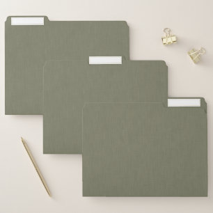 Calm & simple olive green textured background file folder