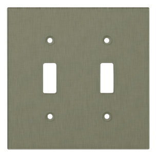 Calm & simple olive green textured background light switch cover