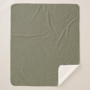 Calm & simple olive green textured background  sherpa blanket
