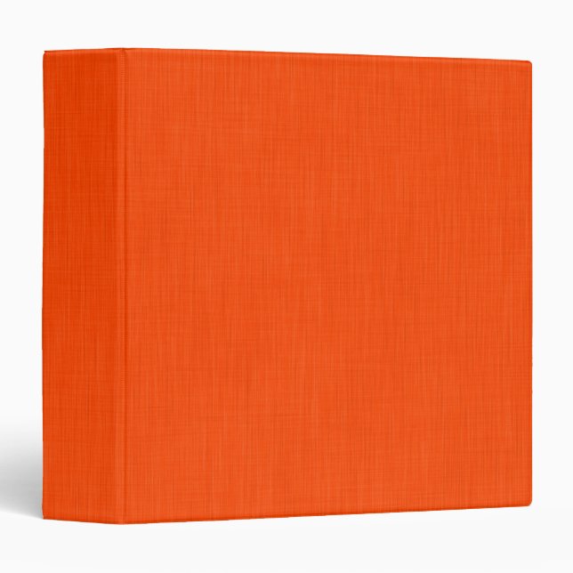 Calm & simple orange textured background  3 ring binder (Front/Spine)