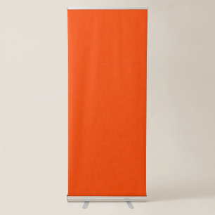 Calm & simple orange textured background retractable banner