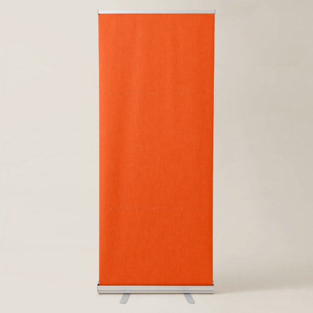 Calm & simple orange textured background  retractable banner (Front)