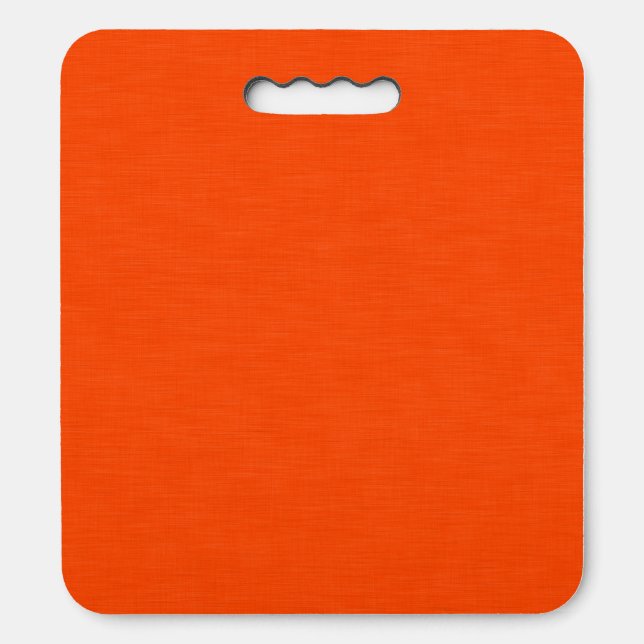 Calm & simple orange textured background  seat cushion (Front Vertical)