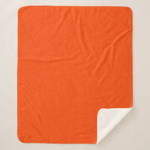 Calm & simple orange textured background sherpa blanket
