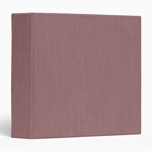 Calm & simple pink  textured background  3 ring binder (Front/Spine)