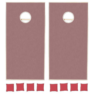 Calm & simple pink textured background cornhole set