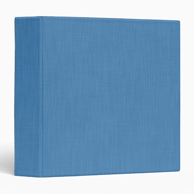 Calm & simple plain blue textured background 3 ring binder (Front/Spine)