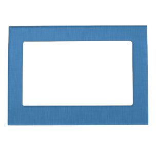Calm & simple plain blue textured background magnetic frame