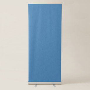 Calm & simple plain blue textured background retractable banner