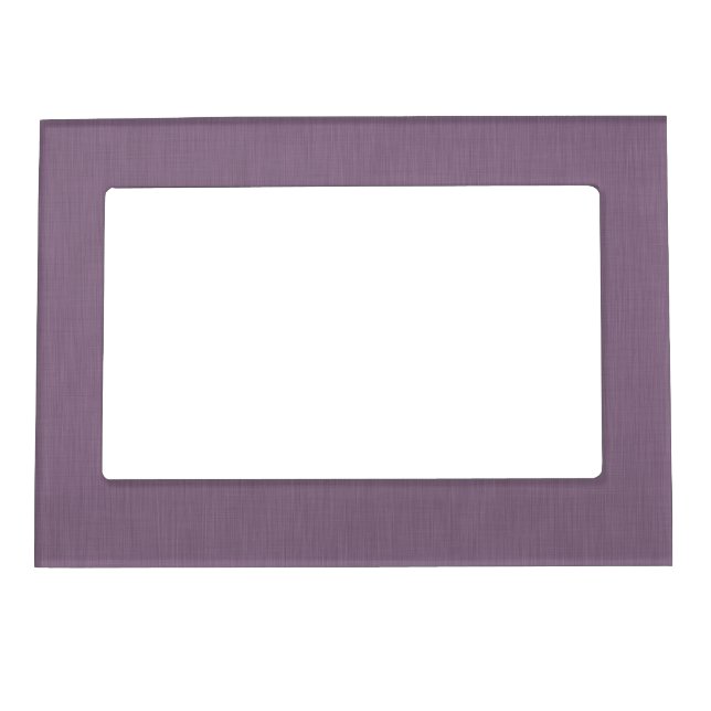 Calm & simple Purple textured background  Magnetic Frame (Front)