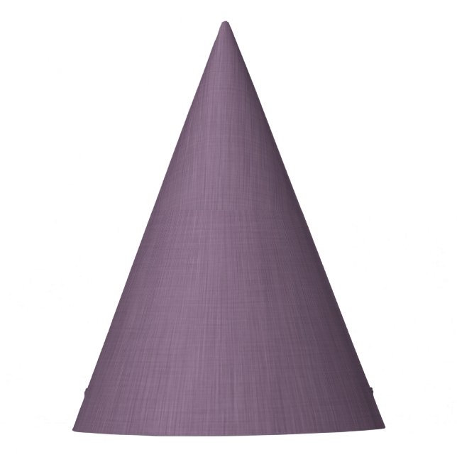 Calm & simple Purple textured background  Party Hat (Front)
