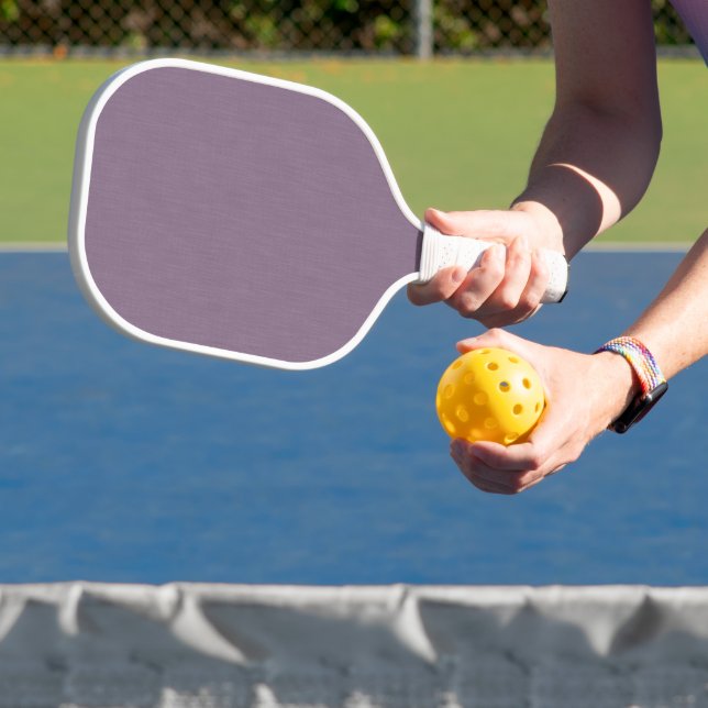 Calm & simple Purple textured background  Pickleball Paddle (Insitu)