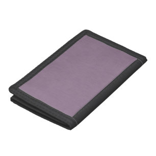 Calm & simple Purple textured background Tri-fold Wallet