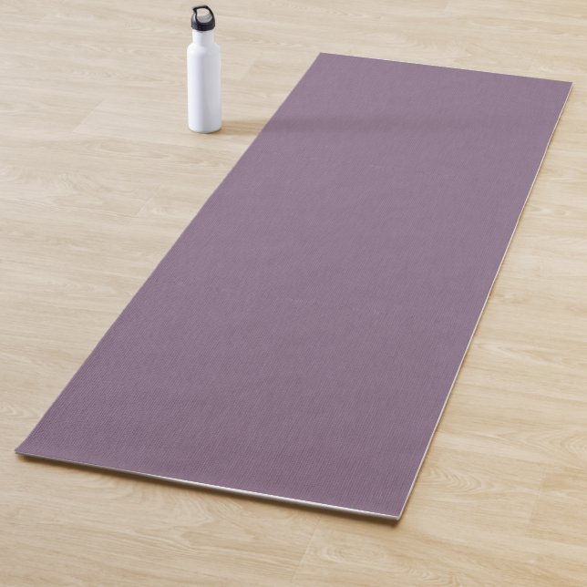 Calm & simple Purple textured background  Yoga Mat (In Situ)