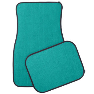 Calm & simple Turquoise textured background Car Floor Mat