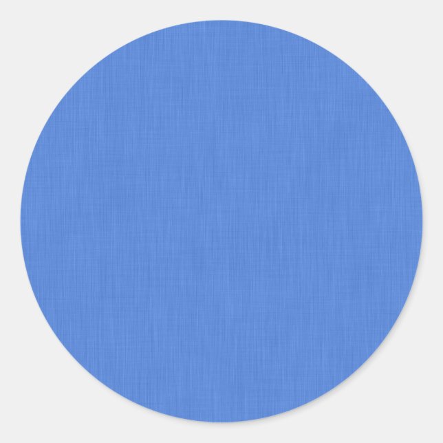 Calm & simple visual blue textured background  classic round sticker (Front)