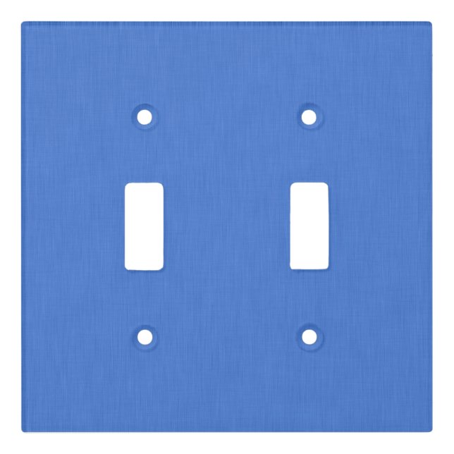 Calm & simple visual blue textured background  light switch cover (Front)