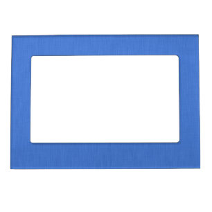 Calm & simple visual blue textured background magnetic frame
