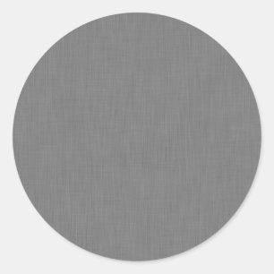 Calm & simple visual gray textured background  classic round sticker
