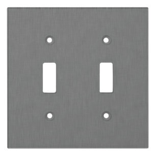 Calm & simple visual gray textured background  light switch cover