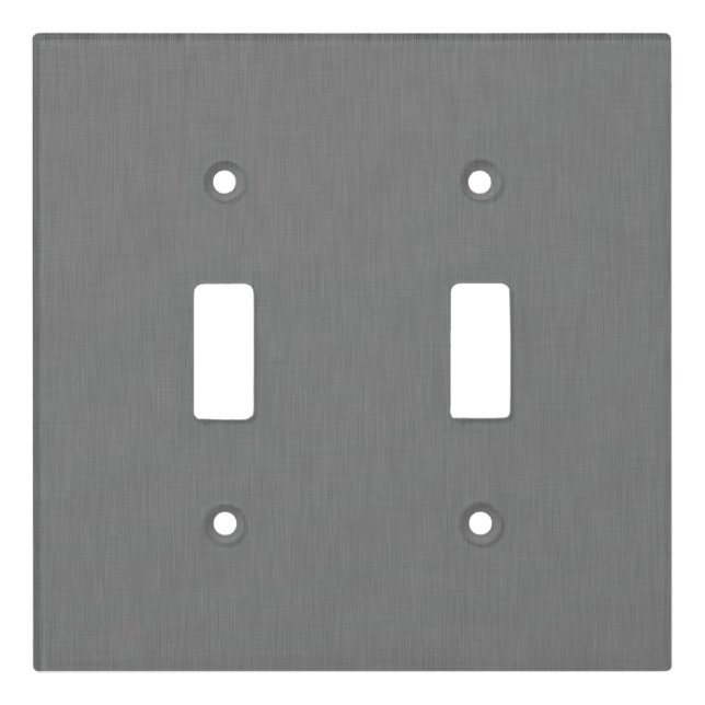Calm & simple visual gray textured background  light switch cover (Front)