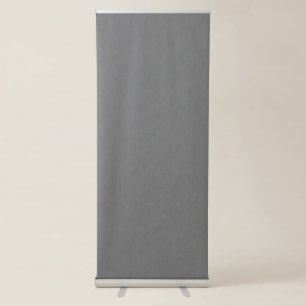 Calm & simple visual gray textured background retractable banner